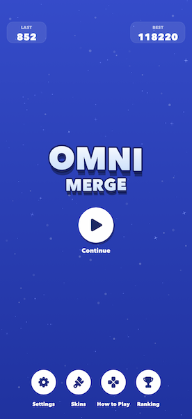 Omni Merge Home Screen